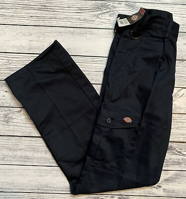 #ad Dickies Workwear Redhawk Super Work Trousers Cargo Style Pocket Navy blue NEW GBP 20.00