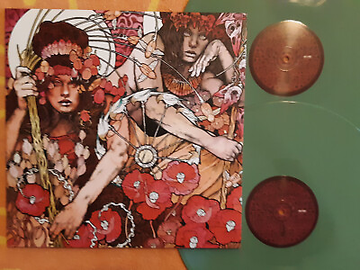 #ad BARONESS Red Album 2 LP OLIVE GREEN VINYL Relapse 2007 2015 Reissue STONER METAL $34.95