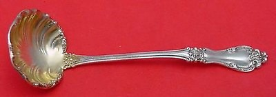 #ad Helena by Blackinton Sterling Silver Sauce Ladle Gold Washed 5 1 2quot; $89.00