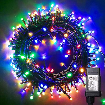 #ad Christmas Lights 33ft 100 LED Led Tree Color Changing 8function Multicolor Decor $20.98