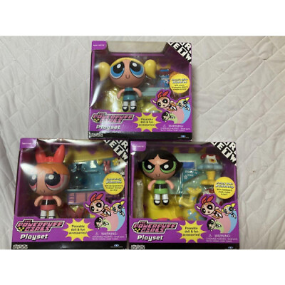#ad The Powerpuff Girls Playset Sega Toys Bubbles Buttercup Blossom $272.34