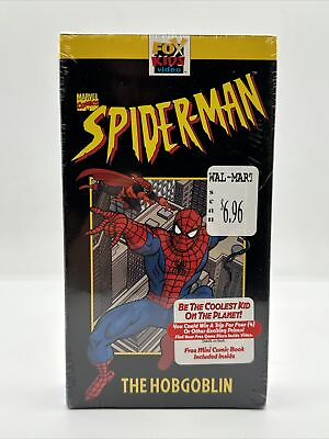 #ad Spider Man: The Hobgoblin VHS 1997 Fox Kids Video Marvel Animated Sealed Rare $39.99