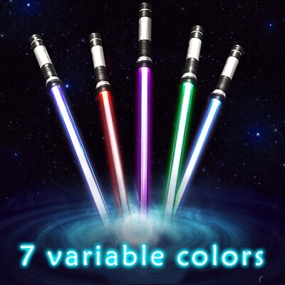 #ad 2 PCS Lightsaber Saber Sword TOYS Flashing LED Star Wars Kids gift Fast CV $18.19