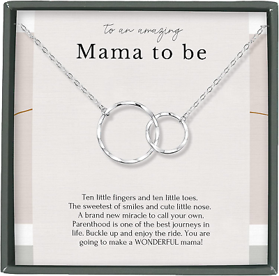 #ad Mom to Be Gift Necklace First Time Mom Gift for Expecting Mother Pregnancy G $76.99