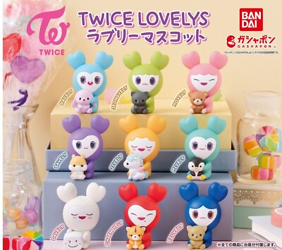 #ad TWICE LOVELYS Lovely Mascot Capsule Toy Mascot Figure Japan Total 9 types $16.32