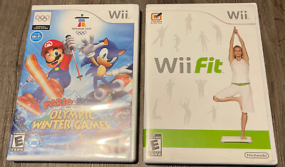 #ad wii game mario wii fit bundle $18.20