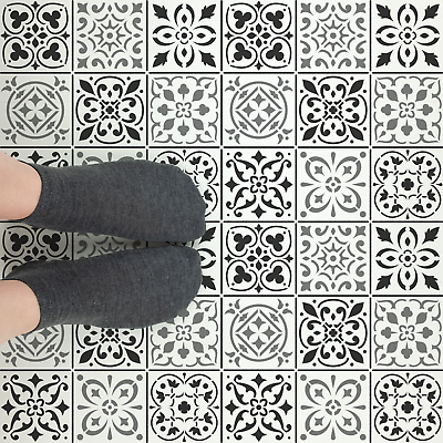 #ad Mediterranean Mosaic Tile Stencil Reusable Tile Stencils in Multiple Sizes $5.99