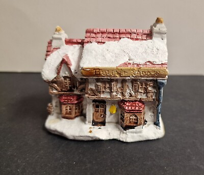 #ad A Dickens Christmas Collection Vintage 1988 Cast Cottage Butcher Shoppe $15.00