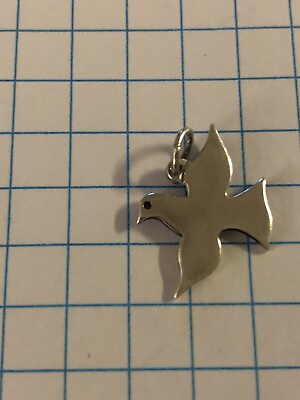 #ad James Avery Solid Sterling Silver Dove Charm Uncut Loop $100.00