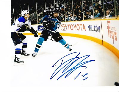 #ad SAN JOSE SHARKS DANY HEATLEY SIGNED CLEARING 8X10 $22.99