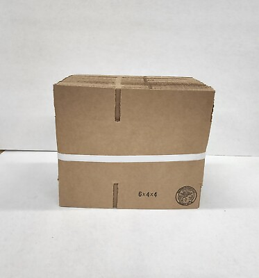 6 x 4 x 4quot; Corrugated Kraft Shipping Boxes Select Quantity SHIPS FAST $21.00