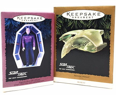 #ad Hallmark Star Trek Next Generation Keepsake Christmas Ornaments. $10.00