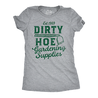 #ad Womens Funny T Shirts Dirty Hoe Gardening Supplies Sarcastic Graphic Tee $13.10