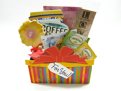 #ad #ad Tea Coffee Chocolates Office Desk Gift Basket Mothers Day Birthday Thank you $24.00