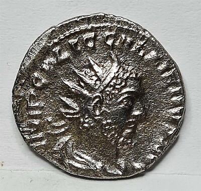 #ad Rome Caesar GALLIENUS Antoninianus ROMAE AETERNAE Roma VF Antioch Silver #B64 $69.00