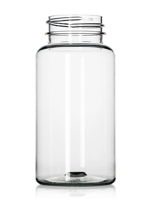 #ad 150 CC Clear PET Plastic Pill Packer Round Bottle 38 400 Neck CASE OF 410 $142.84