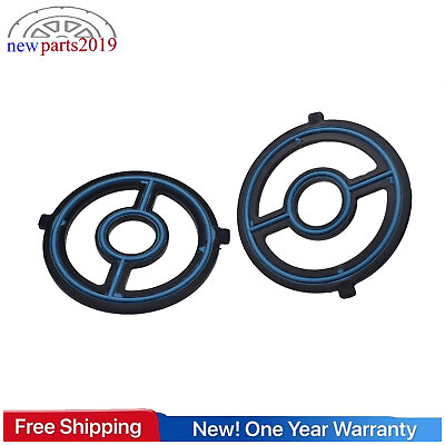 #ad Set of 2 Engine Oil Cooler Seal Gasket for Mazda 6 Tribute Ford Escape Mercury $9.92
