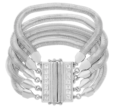 #ad Heidi Daus quot;Snake Charmerquot; Multi Strand Bracelet. 7 1 4quot; $29.99