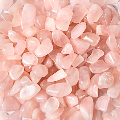 #ad 11 lbs Tumbled Rose Quartz Gemstones Pink Crystals Bulk Rocks Wholesale Gems $199.99