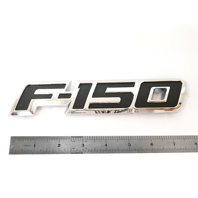 #ad 1x OEM F 150 Rear Tailgate Emblem fits F150 09 14 F CL3Z 9942528 A Chrome Black $18.79