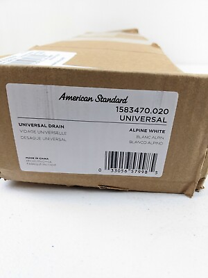 #ad American Standard Universal Drain Alpine White 1583470.020 $52.93