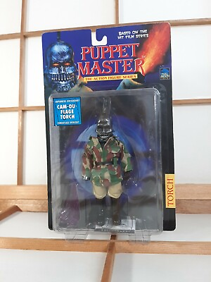 #ad Puppet Master FULL MOON TOYS MEDICOM TOY 1998 Camouflage Torch Rare Figure $45.00