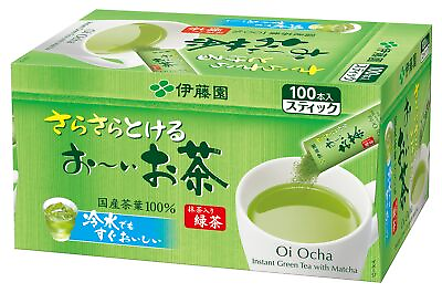 #ad 100 Pack Ito En Oi Ocha Japanese Green Tea Macha blend Japan Import $31.40