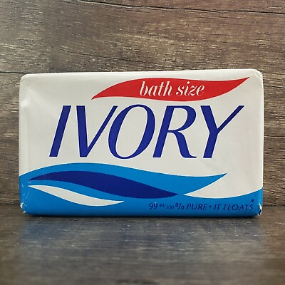 #ad Vintage Ivory Bath size Bar Of Soap New Prop C $26.99