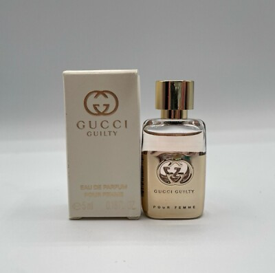 #ad New in box Gucci Guilty Pour Femme EDP women perfume Mini Splash 5 ml 0.16 oz $25.95