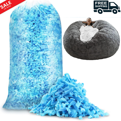 #ad Bean Bag Filler 5lbs Shredded Memory Foam Filling Giant Bean Bag Chair Dog B $32.99