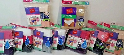 #ad Hanes Bikinis Ladies Choice SIZE new Random Pattern amp; Color Selection 3 Pack $9.44