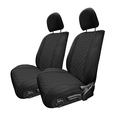 #ad For 2018 2023 Jeep Wrangler JK 4DR Neoprene Custom Fit 2 Front Car Seat Covers $139.99