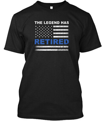 #ad #ad Legend Has Retired Police Officer The T Shirt Made in the USA Size S to 5XL $25.57