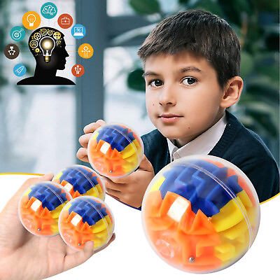 #ad 3D Puzzle Balls Education 3D Balls For Kids 3D Puzzle Toys Magical Maze Balls $8.12