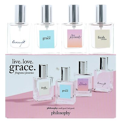 Philosophy Fragrance Favorites Gift Set Fresh Cream Grace Joyously amp; Loveswept $26.99