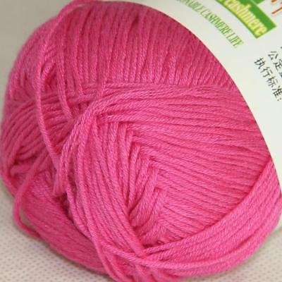 #ad Sale New 1 Skein x 50g Soft Bamboo Cotton Baby Hand Knit Shawls Crochet Yarn 07 $4.49