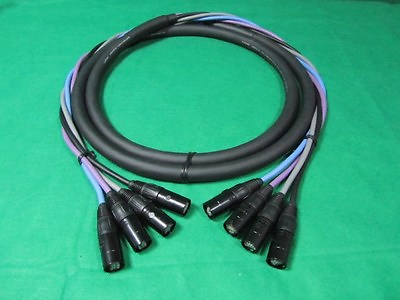 #ad DC Pro Lake 4 Channel Tactical Cat 5E Snake Cable w Neutrk Ethercon 10 Ft. $99.95