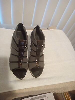 #ad Mother#x27;s Day Special Donald J Pliner Woman Stilettos Gray And 🤎 $49.95