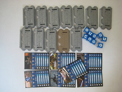 #ad #ad Star Wars Galactic Battle game LOT card stand dice vtg Hasbro figure clone parts $49.99