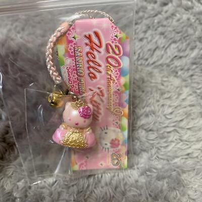 #ad Hello Kitty Gotochi 2010 Keychain Sanrio Puroland 20th Anniversary Pink Vintage $130.90