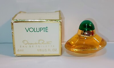 #ad Vintage Oscar De La Renta Volupte Women Mini Eau de Toilette 1 8oz Splash 4mL $18.00
