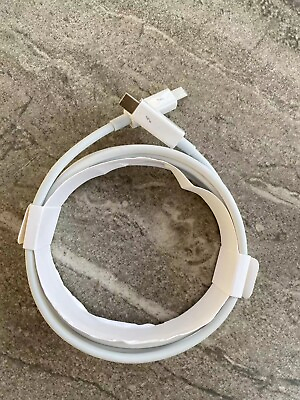 #ad Apple Thunderbolt Cable Kabel Cord 2 m White A1410 for iMac MacBook Original $26.99