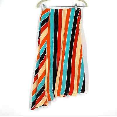 #ad ASTR the Label Monica Skirt Women’s Size Small Colorful Striped $50.00