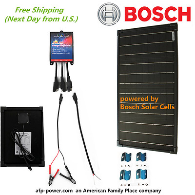 #ad Bosch Plug n Power Kit 30W 30 Watt Mono Solar Panel Charger 12v Off Grid Battery $119.99