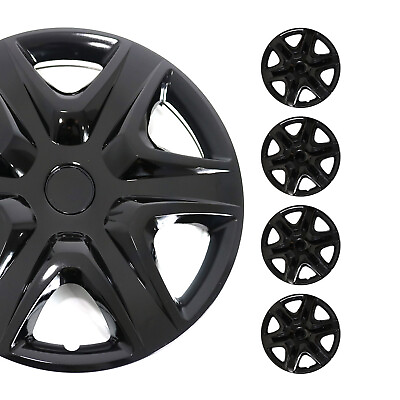 #ad 15quot; 4x Wheel Covers Hubcaps for Hummer Black $68.99