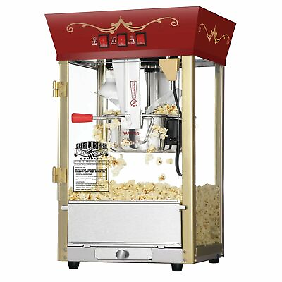 Red Antique Style Popcorn Popper Machine 8 Oz Counter Top Table Bar Top $159.99