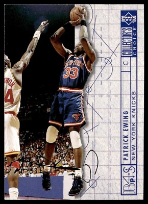 #ad 1994 95 Collector#x27;s Choice Silver Signature #389 Patrick Ewing $1.25