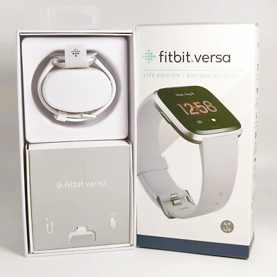 #ad Fitbit Versa Lite Activity Tracker Fitness Smartwatch FB415 White $59.99