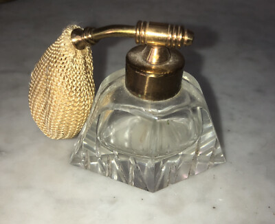 #ad DAINTY GORGEOUS Antique Vintage Art Deco Perfume Bottle Atomizer $50.00