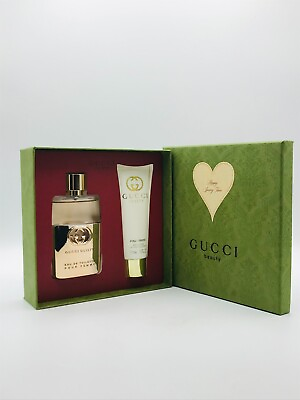 #ad Gucci Guilty Women 2pc Set EDT Spray 1.6 oz Body Lotion 1.6 oz New In Box $89.95